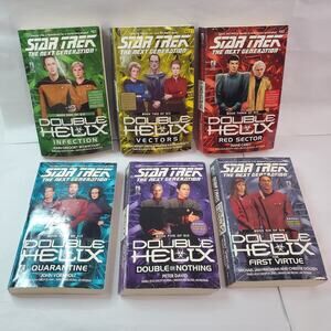 Star Trek the Next Generation Double Helix Complete Set Books 1-6 Paperback